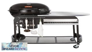 VEVOR 21 inch Kettle Charcoal Grill BBQ Portable Grill with Cart Outdoor Review [upl. by Christine]