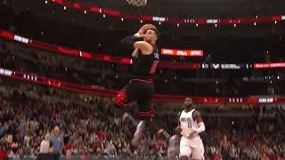 SHOWTIME in Chicago Lonzo FullCourt Dime to 360 Lavine Dunk ‼ [upl. by Akiam]