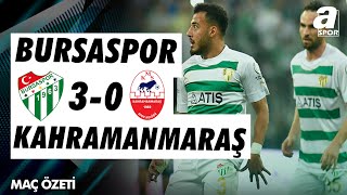 Bursaspor 30 Kahramanmaraşspor  MAÇ ÖZETİ  Nesine 3 Lig  13102024 [upl. by Nirehtak]