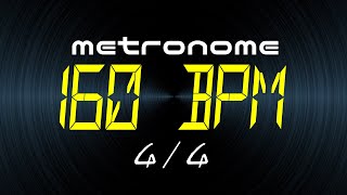 metronome 160 BPM 44 [upl. by Egiedan]