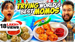 Eating Worlds BEST MOMOS for 24 HOURS Challenge 😍  Food Challenge by Foodie We ❤️ [upl. by Kinnon]