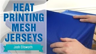 How to Heat Press Mesh Fabrics [upl. by Nared]