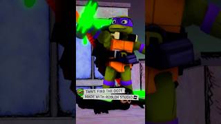 ninja turtles search for OOZE in the city…in Roblox video game  TMNT shorts [upl. by Ynitsed]