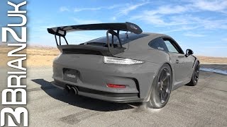 Grigio Telesto Porsche 991 GT3 RS with GMG Racing Exhaust [upl. by Leontine634]