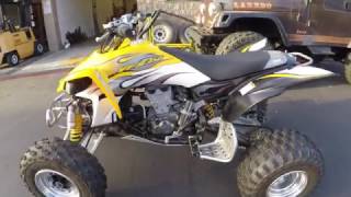 Paraplegic Rider Yamaha YFZ 450  Pingel Electric Shifter  Hooligan Riding [upl. by Wilterdink]