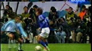 サッカー 日本代表ＶＳアルゼンチン 20021120 [upl. by Anyela]