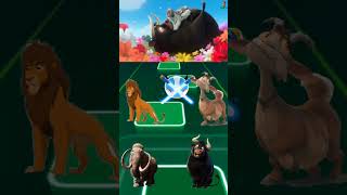 Lion King Simba Vs Ferdinand Vs Funny goat Vs Funny mammoth 🦣 coffindance funnyanimal ytshorts [upl. by Cristobal]