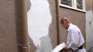 Repair loose stucco finishes [upl. by Kitty]