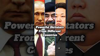 Powerful Dictators From different Countries 360º view shorts history war [upl. by Atoel]