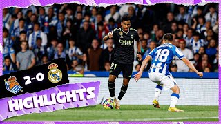 Real Sociedad 20 Real Madrid  HIGHLIGHTS  LaLiga 202223 [upl. by Wong]