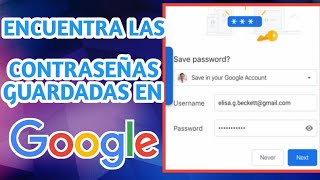 Como ver las Contraseñas Guardadas en Google Chrome 2021 CELULAR Y PC [upl. by Kassia]