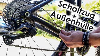 Schaltzug und Außenhülle am MTB wechseln [upl. by Kciderf]