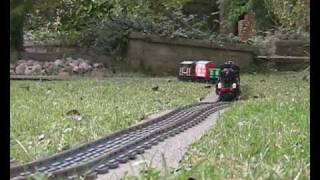 Lego Trains in the Garden 1 [upl. by Farro650]