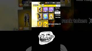 Free fire old rank token vs new rank token shots freefire AVATAR567 [upl. by Grace]