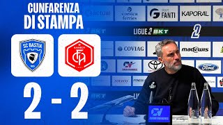 SC Bastia 22 FC Annecy  A cunfarenza di stampa di Benoît Tavenot [upl. by Jasun157]