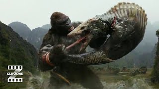 Kong Skull Island  Kong Vs Skullcrawler  ClipZone High Octane Hits [upl. by Eire]