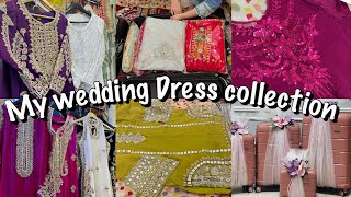 My Wedding Dress Collection Part 1 😍  Meray Jahez k Kapray 👗🩷 Wedding Dress Designs 🌸 [upl. by Anahahs]