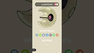 Lunatone The Moon Pokémon  Poképedia Gen 3 [upl. by Dinsdale901]