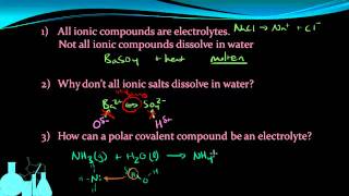 Chemistry 92b More on Electrolytes [upl. by Ellehcyar]