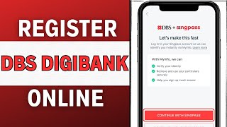 How to Register DBS Digibank  Sign Up DBS Bank Online [upl. by Saylor]