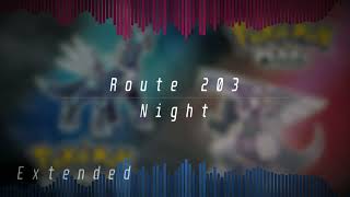 Route 203 Night Extended  Pokémon Diamond amp Pearl Soundtrack Restored [upl. by Eyllom875]