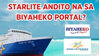 STARLITE FERRIES BOOKING TUTORIAL ON BIYAHEKO PORTAL [upl. by Olnek737]