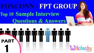 foxconn  fpt group top most interview questions and answers for freshers  experienced tips [upl. by Caralie]