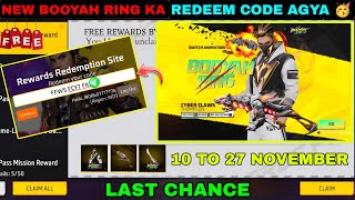 FREE FIRE REDEEM CODE TODAY 25 NOVEMBER REDEEM CODE FREE FIRE  FF REDEEM CODE TODAY 25 NOVEMBER [upl. by Adnahsat]