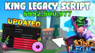 UPDATED King Legacy Script PASTEBIN 2024 GET FRUITS AUTO LEVEL AUTOFARM MOBS TP ISLANDS [upl. by Alletse]