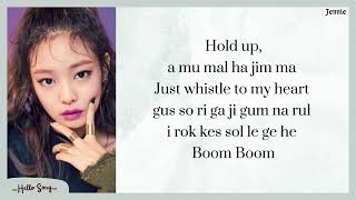 BLACKPINK  WHISTLE Easy Lyrics [upl. by Longerich]