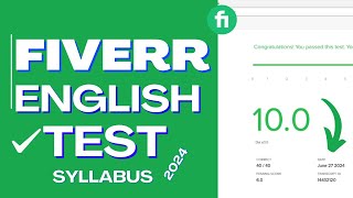 Mastering The Fiverr English Test Like A Pro [upl. by Peterus]