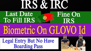 Last date To Submit IRS  Biometric On Glove ID  IRS amp IRC [upl. by Eide]