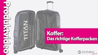 Koffer Das richtige Kofferpacken [upl. by Cristine]