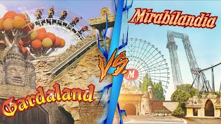 GARDALAND VS MIRABILANDIA LE DIFFERENZE  talkparks [upl. by Duwad948]