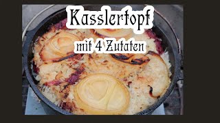 Kasslertopf Rezept nur 4 Zutaten einfach lecker [upl. by Uot93]