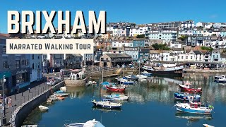 BRIXHAM Devon  4K Narrated Walking Tour  Lets Walk 2023 [upl. by Monreal]