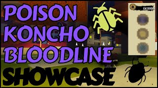 POISON AburameKoncho Bloodline Showcase  Shindo Life [upl. by Cary97]