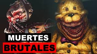 Las MUERTES mas BRUTALES de los FAZBEAR FRIGHTS  Five Nights at Freddys [upl. by Akcirred]