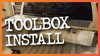 Easy Truck Tool Box Install [upl. by Iruyas]