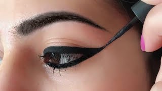 Wing Eyeliner लगाने का सही तरीका  How To Apply Perfect Winged Eyeliner for Beginners  Anaysa [upl. by Llenehs112]