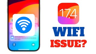 iOS 174  Fix WiFi Issue [upl. by Intyre81]