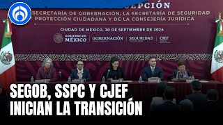 Segob SSPC y CJEF son las primeras dependencias en iniciar el cambio de gobierno [upl. by Ennaear136]