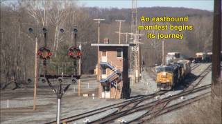 CSX  Hyndman Cumberland Hump Yard amp MEXICO Tower [upl. by Bromley662]