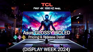 ASUS GLOSSY WOLED XG27AQDMG PRICING amp RELEASE Revealed  NEXT GEN ODYSSEY G7 4K 1000hz Incoming [upl. by Assiroc]