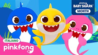 100 minuto Canzoni Mese degli Squali  Bimbo Squalo｜Pinkfong Canzoni per Bambini [upl. by Juni128]