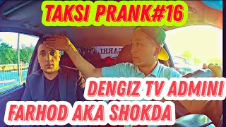 TAKSIDA PRANK16 DENGIZ TV KANALI ADMINI FARHOD AKA BILAN✓ ТАХИДА ПРАНК16 УЗБЕКИСТАНДА [upl. by Esyli231]