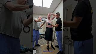 Ukranian Soldier TransHumeral Prosthetic Casting  Prosthetic Innovations [upl. by Sethrida]