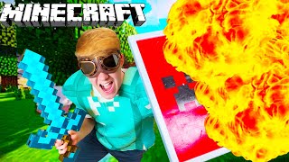 DEFEATING The Ender DRAGON In Real Life MINECRAFT [upl. by Beckie795]