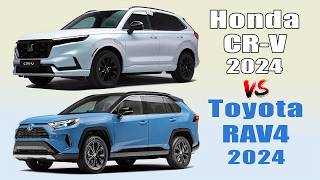 2024 Honda CRV vs 2024 Toyota RAV4  Similarities And Differences [upl. by Eerahc80]