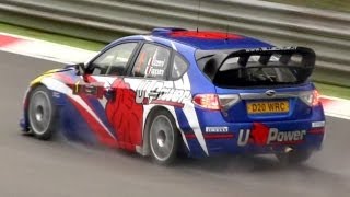 Subaru Impreza WRC2008 S14  In Action with Pure Sounds [upl. by Santini]